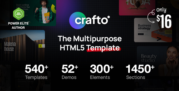 Crafto v3.0 - The Multipurpose HTML5 Template