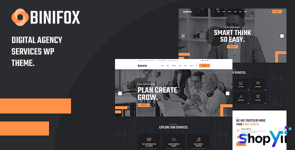 Binifox v1.1.5 - Digital Agency Services WordPress Theme + RTL