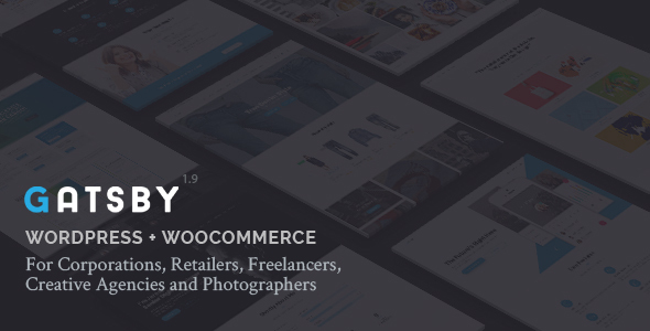 Gatsby v2.0 - WordPress + eCommerce Theme
