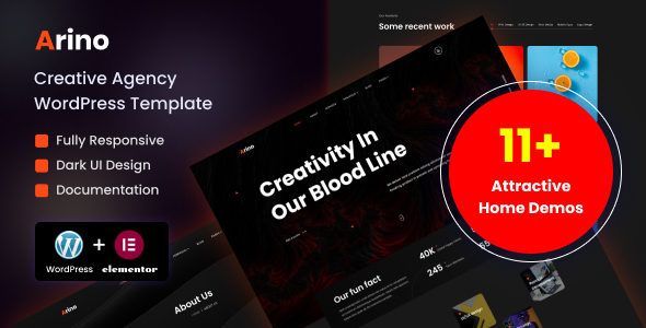 Arino v1.5 - Creative Agency WordPress Theme