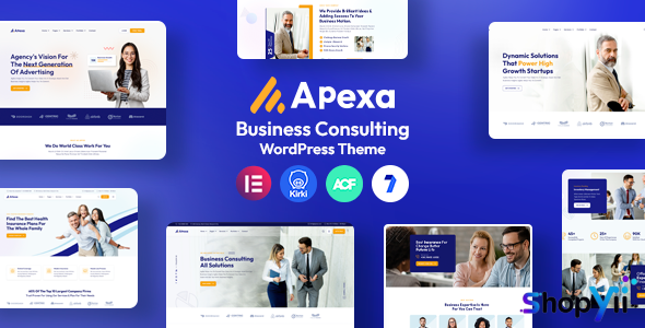 Apexa v2.1.0 - Multipurpose Business Consulting WordPress Theme