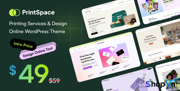 PrintSpace v1.3.4 - Printing Services & Design Online WooCommerce WordPress theme