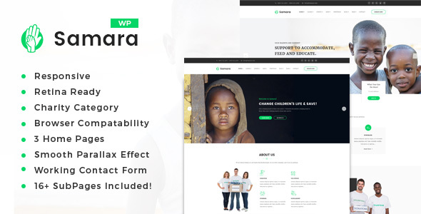 Samara v2.7 - Charity/Fundraising WordPress Theme