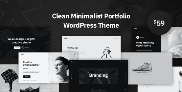 Sixten v2.0.7 - Minimalist Portfolio WordPress Theme
