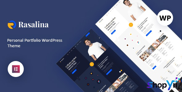 Rasalina v1.0.4 – Personal Portfolio WordPress Theme