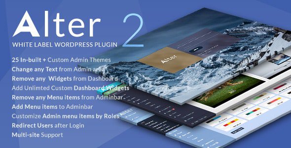 WpAlter 2.4.9 – White Label WordPress Plugin