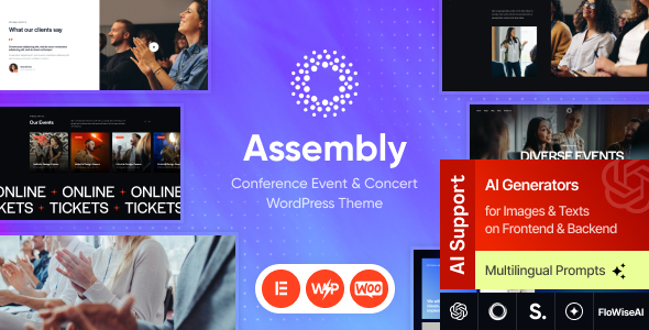 Assembly v1.1 - Conference Event & Concert WordPress Theme