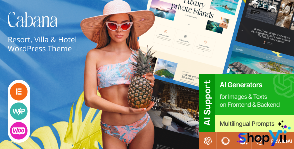 Cabana v1.0 - Resort, Villa & Hotel WordPress Theme