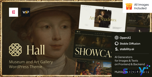 Hall v1.0 - Museum and Art Gallery WordPress Theme