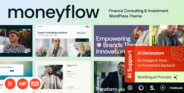MoneyFlow v1.0 - Finance Consulting & Investment WordPress Theme