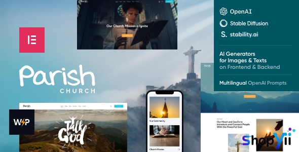 Parish v1.5.0 - Church, Religion & Charity WordPress Theme