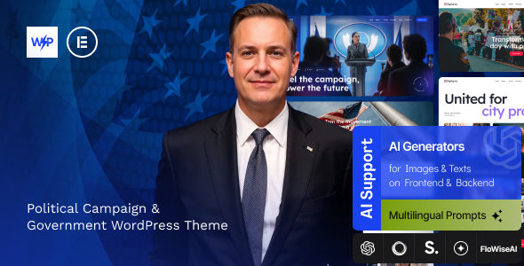 Reform v1.0 - Political Campaign & Government WordPress Theme