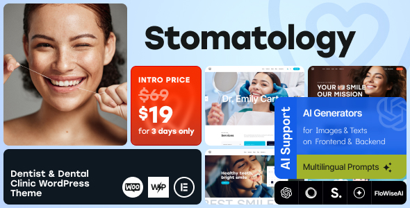 Stomatology v1.0 - Dentist & Dental Clinic WordPress Theme