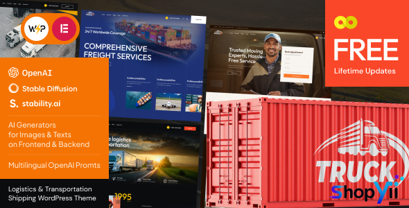 Truck v1.0 - Logistics & Transportation Shipping WordPress Theme
