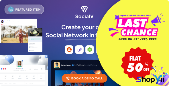 SocialV v2.1.2 - Social Network and Community BuddyPress Theme