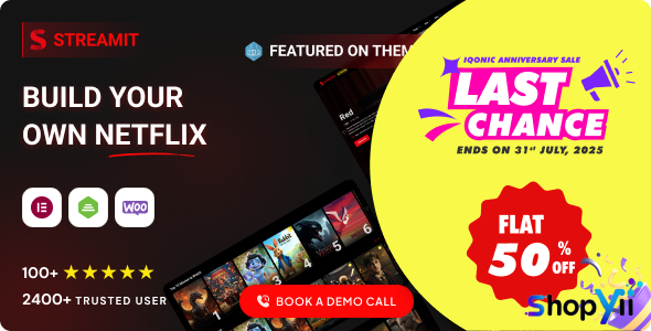 Streamit 4.1.3 - Video Streaming WordPress Theme + RTL