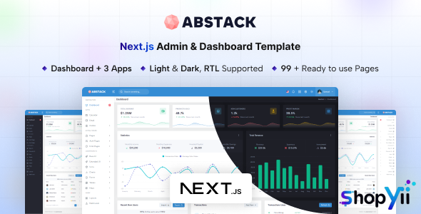 Abstack - Next Js Admin & Dashboard Template
