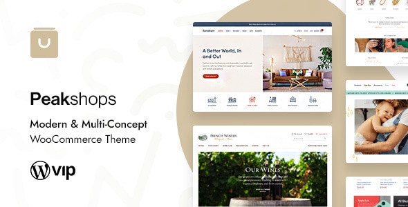 PeakShops v1.5.5 - Modern & Multi-Concept WooCommerce Theme