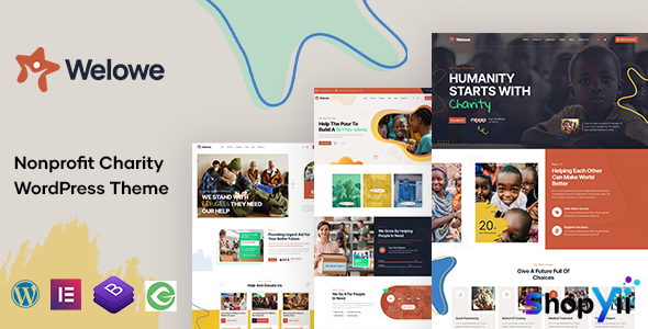 Welowe v1.0.8 - Nonprofit Charity WordPress Theme