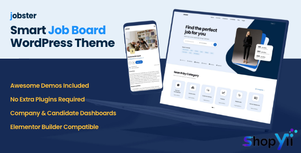 Jobster v2.2 - Smart Job Board WordPress Theme