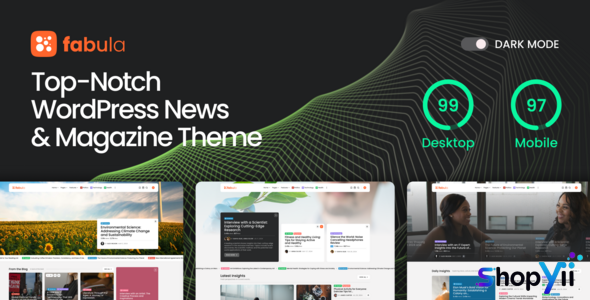 Fabula v1.3 - News & Magazine WordPress Theme
