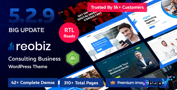 Reobiz v5.2.9 - Consulting Business WordPress Theme