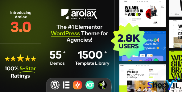 Arolax v3.0.0 - Creative Digital Agency Theme