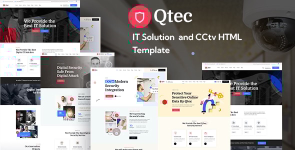 Qtec - CCTV & Security HTML Template