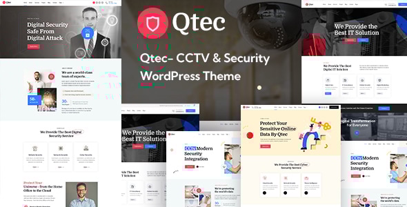 Qtec v1.0 - CCTV & Security WordPress Theme
