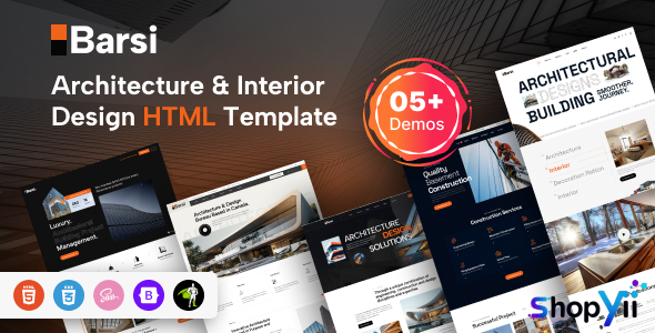 Barsi - Architecture & Interior Design HTML Template