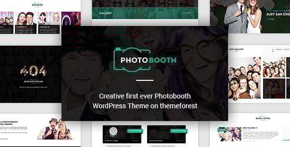 PhotoBooth v1.0 - Photography Portfolio WordPress Theme