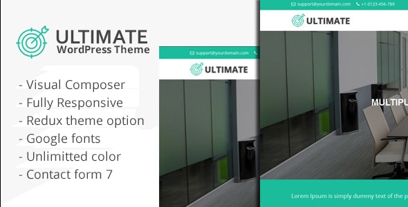 Ultimate v6.0 - Responsive Multiple Purpose WordPress Theme