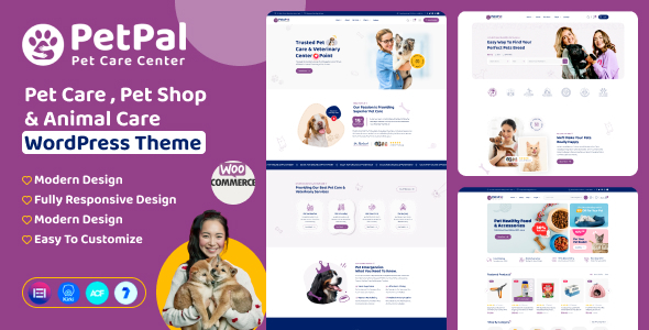 Petpal v1.0 - Pet Care & Pet Shop WordPress Theme