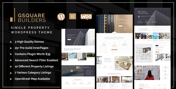 Gsquare v1.0.7 - Real Estate Theme
