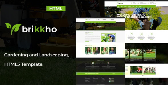 Brikkho - Garden and Landscaping HTML5 Template