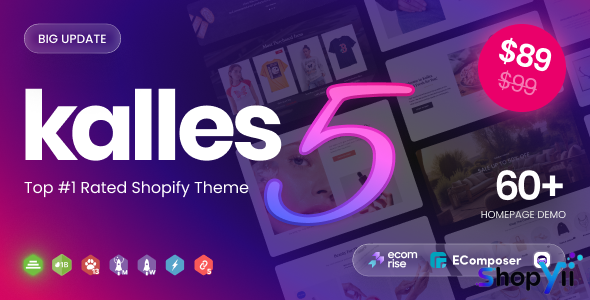 Kalles v5.1.0 - Clean, Versatile, Responsive Shopify Theme - RTL support
