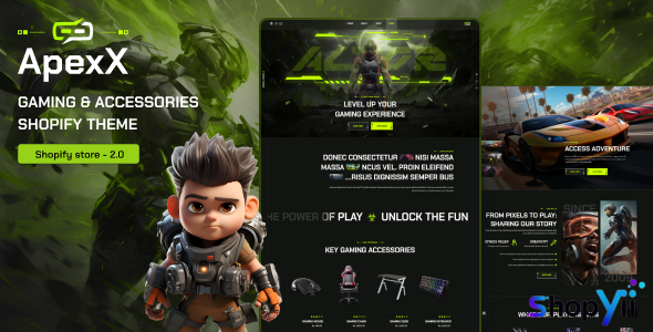 ApexX v1.1 - Esports & Gaming Store Shopify Theme