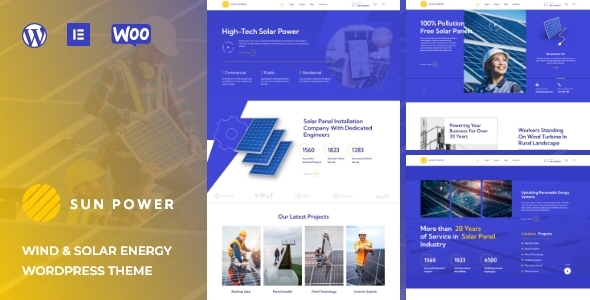 SunPower v1.0.9 - Solar Renewable Energy Theme