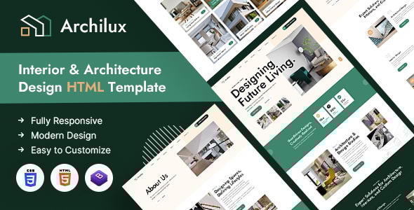 Archilux - Interior & Architecture HTML Template