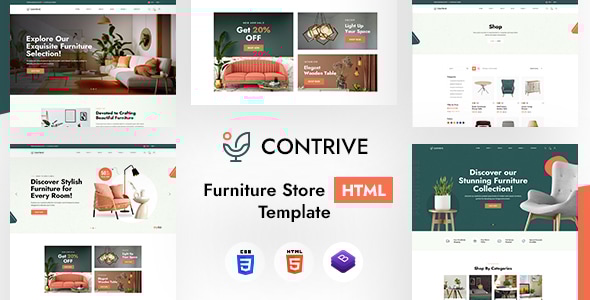 Contrive - Furniture Store HTML Template