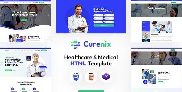 Curenix - Healthcare & Medical HTML Template