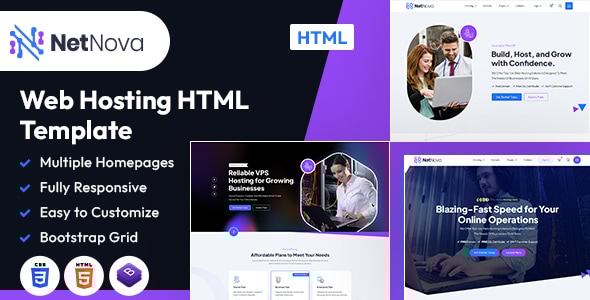 NetNova - Web Hosting HTML Template
