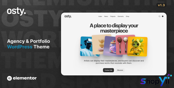 Osty v1.3 – Creative Agency and Portfolio Theme