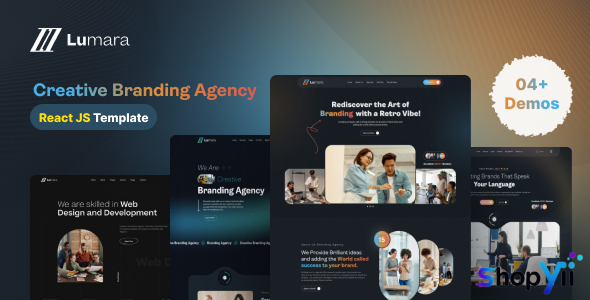 Lumara - Creative Branding Agency React JS Template