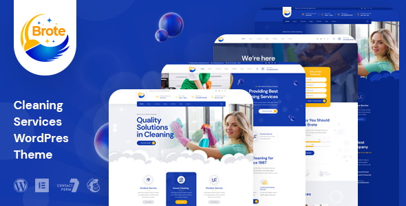 Brote v1.0 - Cleaning Services WordPress Theme