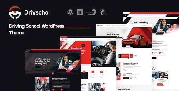 Drivschol v1.1.1 - Driving School WordPress Theme