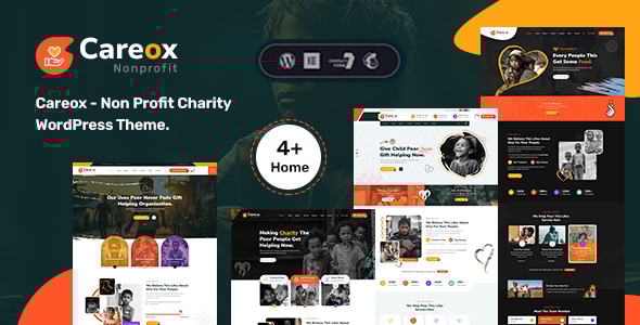 Careox v1.0 - Non Profit Charity WordPress Theme
