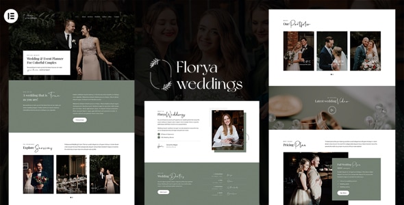 Florya v2.2.4 - Wedding and Event Planner Elementor WordPress Theme