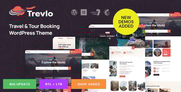 Trevlo v1.2.1 - Travel & Tour WordPress Theme